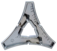 Load image into Gallery viewer, OER Zinc Diecast Fratzog Quarter Panel Emblem Set For 1968 Dodge Coronet Models