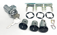 Load image into Gallery viewer, Black Lock Set For Doors Glove Box & Trunk 1970-1977 Chevelle 1975-1977 Cutlass