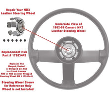 Load image into Gallery viewer, OER Steering Wheel Center Spider Hub For 1982-1989 Camaro With Leather NK3 Wheel