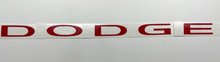 Load image into Gallery viewer, Red Dodge Trunk Lettering Overlay Decal For 2011-2023 Dodge Charger