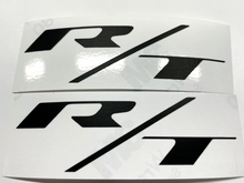 Load image into Gallery viewer, Flat Black Front R/T Grille Emblem Overlay Decal For 2015-2023 Dodge Challenger