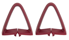 Load image into Gallery viewer, OER Firethorn Red Bucket Seat Belt Guide Set For 1973-1981 Buick Chevy & Pontiac
