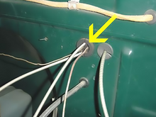 Load image into Gallery viewer, OER 4 Hole Control Line Firewall Grommet For 1950-1953 Chevy and GMC Trucks