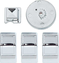 Load image into Gallery viewer, OER 5 Piece Chrome Dash Knob Set For 1968-1969 Coronet Belvedere GTX Road Runner