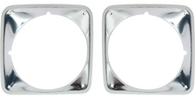 Load image into Gallery viewer, OER Aluminum Headlamp Bezel Set For 1969-1972 Chevy Truck Blazer and Suburban