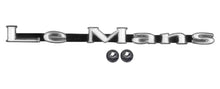Load image into Gallery viewer, Diecast Rear Deck Trunk Lid Emblem For 1969 Pontiac LeMans Made in the USA