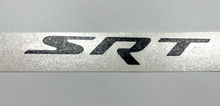 Load image into Gallery viewer, Flat Black SRT Steering Wheel Emblem Overlay Decal For 2015-2023 Dodge Charger