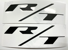 Load image into Gallery viewer, Flat Black Front R/T Grille Emblem Overlay Decal For 2009-2014 Dodge Challenger
