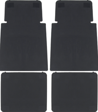 Load image into Gallery viewer, OER 4PC Black/Gray Floor Mat Set Pontiac GTO Firebird Grand Prix Catalina