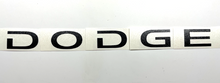 Load image into Gallery viewer, Flat Black "DODGE" Lettering Emblem Overlay Decal For 2008-2014 Dodge Challenger