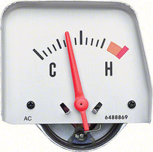 Load image into Gallery viewer, OER Silver Console Temp Gauge For 1968-1976 Camaro Chevy II Nova Ventura GTO