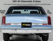Load image into Gallery viewer, OER Tail Lamp Assembly Set Without Emblems For 1984-1988 Oldsmobile Cutlass