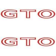 Load image into Gallery viewer, RestoParts Red Body/Fender Decal Set 1970-1973 Pontiac GTO 3M Backing USA Made