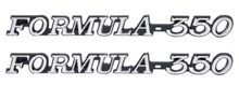 Load image into Gallery viewer, Reproduction Formula 350 Front Fender Emblem Set For 1972-1975 Pontiac Firebird