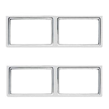 Load image into Gallery viewer, OER 344395-96 1975-1979 Chevy II Nova Chrome Die-Cast Tail Lamp Bezel Set