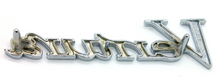 Load image into Gallery viewer, Chrome Script Fender Emblem Set For 1971-1977 Pontiac Ventura Models USA Made