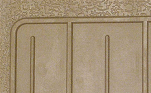 Load image into Gallery viewer, OER Fawn Bow Tie 2 Piece Rubber Floor Mat Set For 1961-1964 Bel Air Impala