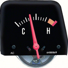 Load image into Gallery viewer, OER Black Console Temp Gauge For 1968-1976 Camaro Chevy II Nova Ventura GTO