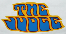 Load image into Gallery viewer, Blue/Light Blue on Yellow Trunk Deck Lid Decal For 1970 Pontiac GTO Judge