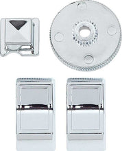 Load image into Gallery viewer, OER 4 Piece Chrome Dash Knob Set For 1970 Charger Coronet GTX Road Runner GTX