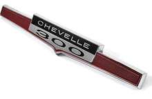 Load image into Gallery viewer, OER Zinc Diecast Quarter Panel Nameplate Emblem Set For 1965 Chevy Chevelle 300