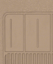 Load image into Gallery viewer, OER 4 Piece Fawn Front Bow Tie Floor Mat Set For 1967-1981 Chevrolet Vehicles