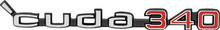 Load image into Gallery viewer, OER Zinc Diecast Cuda 340 Rallye Hood Emblem For 1970-1973 Plymouth Cuda