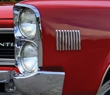 Load image into Gallery viewer, OER Set of 18 Gill Fender Louvers For 1966 Pontiac LeMans and Tempest Models