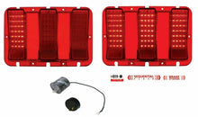 Load image into Gallery viewer, United Pacific Sequential LED Tail Light Set With Flasher 1967-1968 Ford Mustang