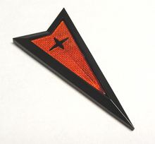 Load image into Gallery viewer, Reproduction Black Trim Rear Trunk Arrowhead Emblem 2004-2006 Pontiac GTO
