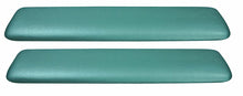 Load image into Gallery viewer, PUI Dark Aqua Front Armrest Pad Set 1965-67 GTO Lemans Chevelle Nova Cutlass 442