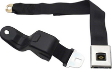 Load image into Gallery viewer, OER Deluxe Interior Front Seat Belt Set With Gold Starburst 1967 Firebird and Camaro