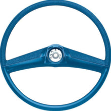 Load image into Gallery viewer, OER Blue Steering Wheel With Red Logo GMC Horn Cap 1969-1972 GMC Truck