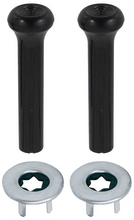Load image into Gallery viewer, OER Black Door Lock Knob Set For 1973-1981 Firebird/Trans AM and Camaro