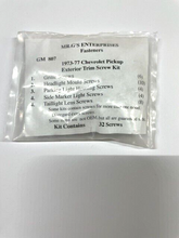 Load image into Gallery viewer, 32 Piece Exterior Screw Set For 1973-1977 Chevy and GMC Trucks W/O Wheel Well