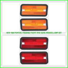 Load image into Gallery viewer, OER Front and Rear Marker Lamp Set with Gaskets 1970-1981 Firebird and Trans AM