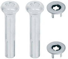 Load image into Gallery viewer, OER Chrome Door Lock Knob Set For 1971-1972 Impala Bonneville Firebird Catalina