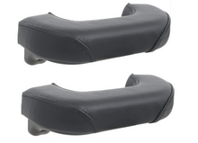 Load image into Gallery viewer, OER Black Armrest Set With Mounting Screws 1947-1955 Chevy and GMC Pickup Trucks