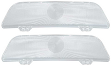 Load image into Gallery viewer, OER Clear Park Lamp Lens Set For 1960 Chevy Impala Bel Air and Biscayne