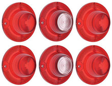 Load image into Gallery viewer, OER Tail Lamp and Back Up Lamp Lens Set For 1962 Chevy Impala Models
