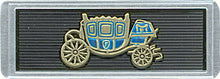 Load image into Gallery viewer, OER Fisher Coach Seat Belt Buckle Emblem Pair 1965-1966 Chevelle Impala Nova
