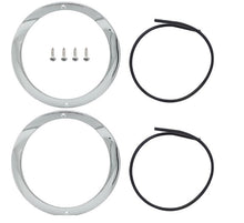 Load image into Gallery viewer, OER Headlamp Bezel Set With Gaskets For 1955 Chevy Bel Air 150 210 and Nomad