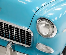 Load image into Gallery viewer, OER Headlamp Bezel Set With Gaskets For 1955 Chevy Bel Air 150 210 and Nomad