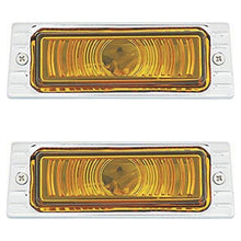 Load image into Gallery viewer, OER 1947-1953 Chevrolet GMC Truck Clear Park Lamp Assembly Set Amber 6 Volt