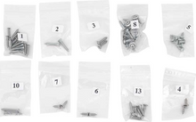 Load image into Gallery viewer, 82 Piece Interior Screw Set For 1956 Chevy Bel Air 210 2 Door Hardtop Models