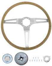 Load image into Gallery viewer, OER 15" Saddle Grip Cushioned Steering Wheel Kit For 1967-1972 Chevy/GMC Trucks