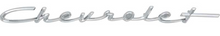 Load image into Gallery viewer, OER Chrome Script Clock Housing Dash Emblem 1957 Chevy Bel Air 150 210 Nomad