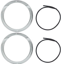 Load image into Gallery viewer, OER Headlamp Bezel Set With Gaskets For 1955 Chevy Bel Air 150 210 and Nomad