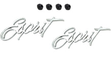 Load image into Gallery viewer, Reproduction Esprit Front Fender Emblem Set For 1976-1976 Pontiac Firebirds