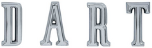 Load image into Gallery viewer, OER Zinc Diecast Quarter Panel Emblem Letter Set For 1967-1968 Dodge Dart
